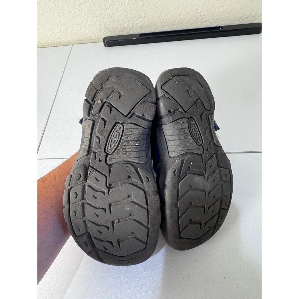 Keen Newport H2 Kids Sandals Size 13 Blue Grey Waterproof Hiking Water Shoes